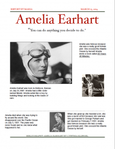 Amelia Earhart by Maria