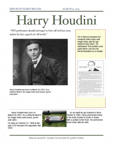 Harry Houdini by Bobby