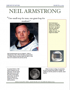 Neil Armstrong by Myles 