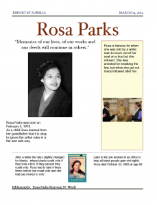 Rosa Parks by Aurelia